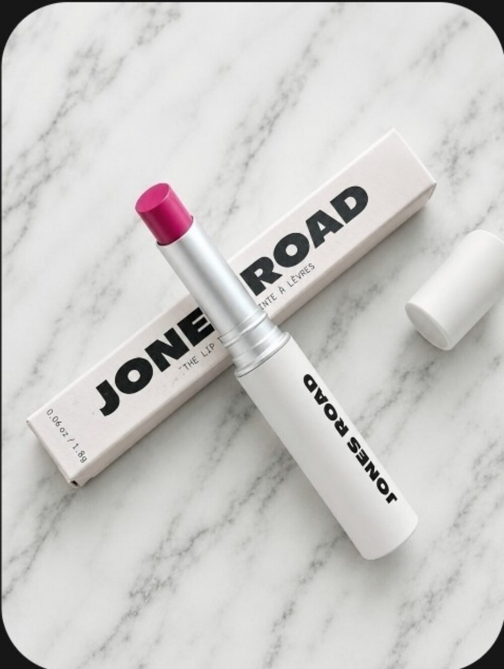 Jones Road RASPBERRY The Lip Tint .06 oz Full Size NIB!  DISCONTINUED!